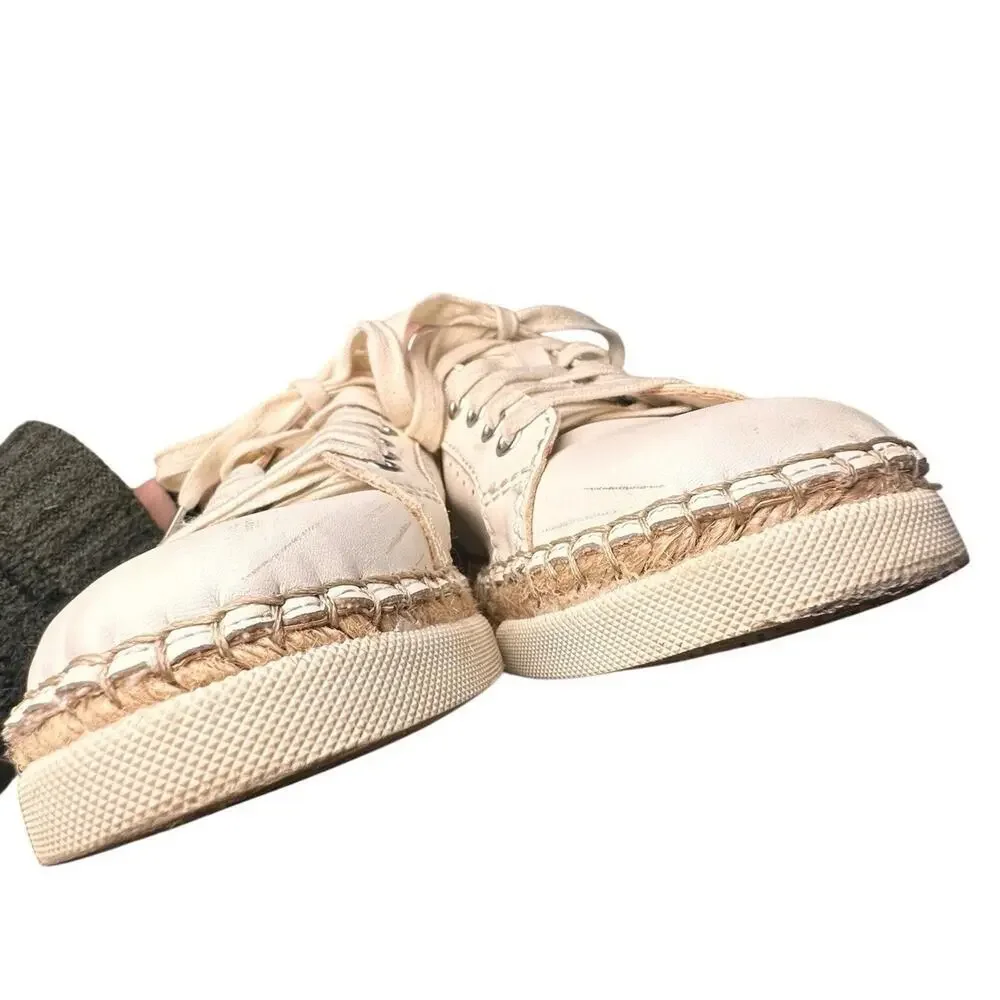 Dolce Vita Morris Espadrille‎ Sneaker Ivory Sz 8.5